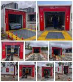 中國南昌，中國石化，隧道9刷電腦洗車機安裝調(diào)試中